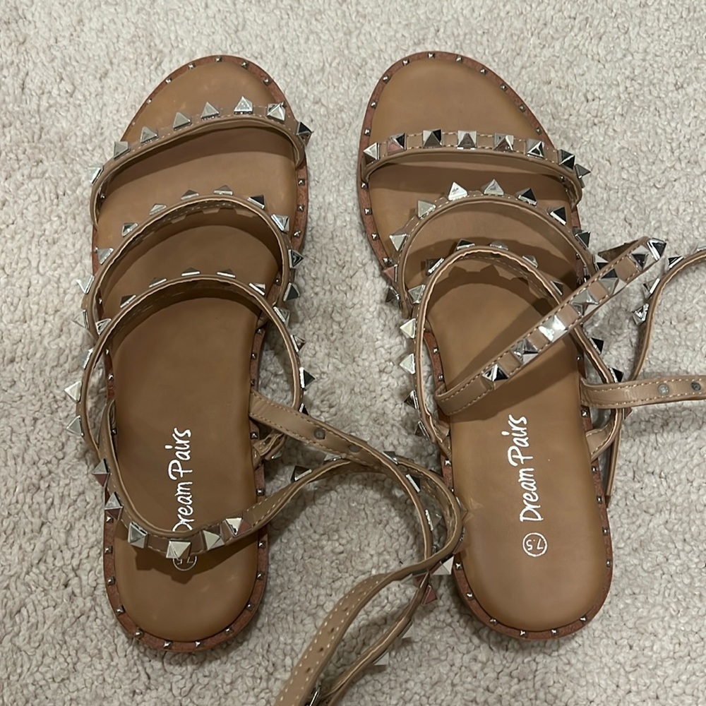 Dream Paris Stud Sandals